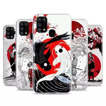 Японский Красный Солнце Аниме Чехол для телефона Samsung Galaxy Note 20 10 9 8 Plus Ultra Lite M21 M31 M31S M10S M20 M21 M32 M12 Note 20 5G