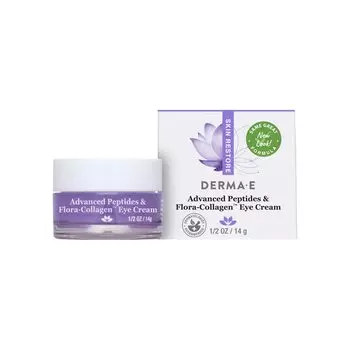 Японский крем для кожи вокруг глаз с пептидами Advanced Peptides Eye Cream [Оригинальный продукт] DERMA-E & Flora-Collagen™ & Flora-Collagen™