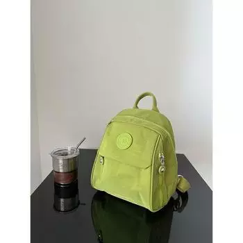 Японский мини женский модный холщовый рюкзак на все случаи жизни Fruit Green small size