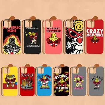 Японский модный мини-чехол для телефона Hysteric для Iphone 11 12 13 Mini Pro Xs Max 8 7 6 6s Plus X 5S Se 2020 Xr For 6plus or 6s plus