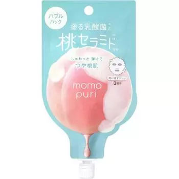 Японский Momopuri Fresh Bubble Pack 20 г 3 упаковки 512691