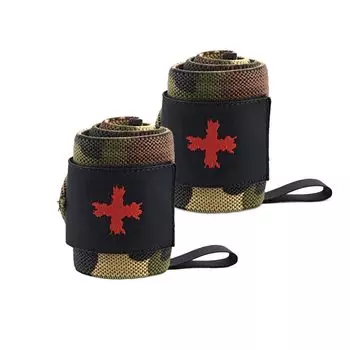 Японский наручный бандаж Harbinger Red Line, камуфляжный, унисекс, тренировочный, поддерживающий, для жима лежа, длина 18 дюймов 22121 [подлинный продукт]