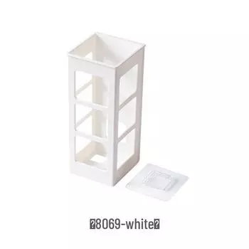 Японский настенный держатель для фена и выпрямителя белый