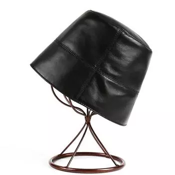 Японский нишевый дизайнер, женская панама из натуральной кожи в стиле ретро, женская Панама ярких цветов, Рыбак Горро, мужская крышка, уличная кепка для бассейна 55-58 CM