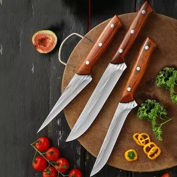 Японский нож, стальные кухонные ножи ручной работы, нож для нарезки повара, нож для нарезки, ножи для кемпинга, рыбы Size 1