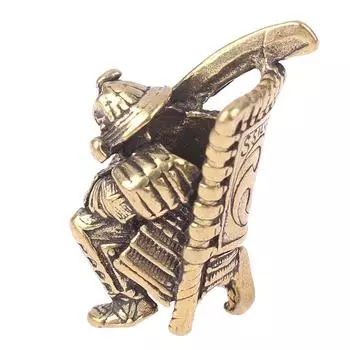 Японский палаш самурая Edc нож бусина латунный ремешок подвеска уличный фонарик тканый паракорд