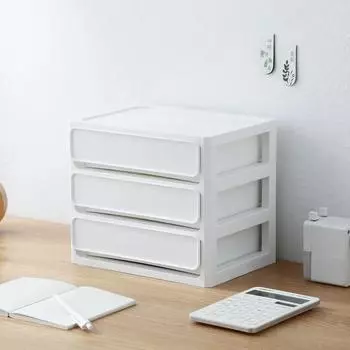 Японский простой ящик для хранения рабочего стола, многослойный ящик для хранения канцелярских принадлежностей, косметики, всякой всячины, коробки для файлов формата А5