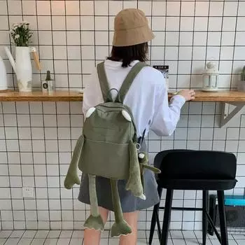 Японский рюкзак Kawaii женский Mochila Feminina Sac A Dos Femme рюкзак с лягушкой сумки Mochilas Bolsos рюкзак дорожный рюкзак сумка зелёный
