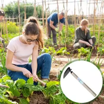 Японский серп для прополки, ручной инструмент для удаления сорняков, садовая мотыга, прополочник с острыми как бритва лезвиями для домашнего садоводства A