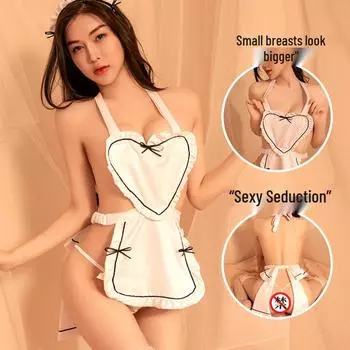 Японский сексуальный костюм горничной для женщин - Ролевые униформы White Outfit