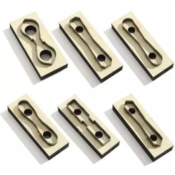 Японский стальной нож для кожаных изделий Форма для многофункциональных кошельков Шаблон для вырубного ножа Кожаный инструмент для резки штампов