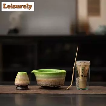 Японский стиль Baiben Li Matcha Brush Stirring Beating Matcha Tool Инструменты для чайной церемонии Song Dynasty Tea Pointer Чаша для чая Matcha