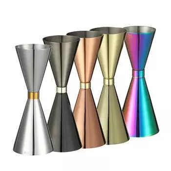 Японский стиль Нержавеющая сталь Джиггер Коктейльный Джиггер Барные Меры Инструменты Барные Аксессуары