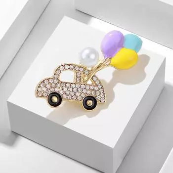 Японский свежий воздушный шар пикап брошь милый изысканный костюм корсаж персонализированный модный булавка воротник булавка антибликовая пряжка