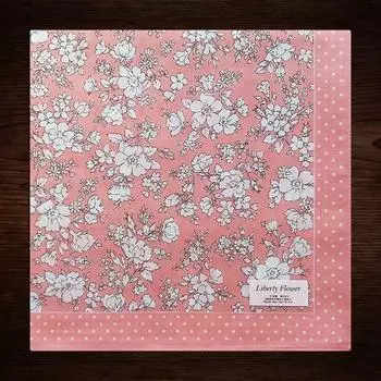 Японский тонкий хлопковый носовой платок с принтом Foundation