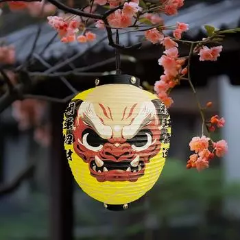 Японский традиционный бумажный фонарь Японская живопись укиё-э Фонарь Сашими Кухня Изакая Ресторан Декор для вечеринок Фонарь 15x25cm