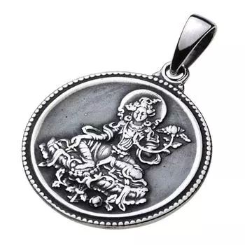 Японский узор Майтрейя Бодхисаттва Подвеска Серебро p0310 [Cenote] [925 Аксессуары]