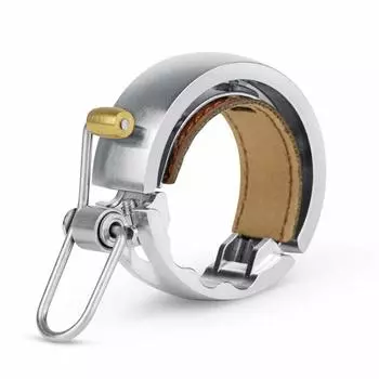 Японский велосипедный звонок KNOG Oi LUXE Ring Type LARGE Silver [Подлинный продукт] (Внутренний диаметр 23,8-31,8 мм) серебряный