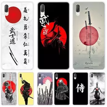 Японский жесткий чехол Bushido Samurai для Sony Xperia L1 L2 L3 X XA XA1 XA2 Ultra E5 XZ XZ1 XZ2 Compact XZ3 M4 Aqua Z3 Z5 Premium Sony Xperia L1