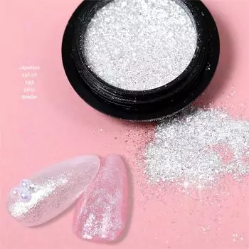 Японский звездный нейл-арт и макияж глаз, набор блесток и пудры-хайлайтера Japanese high gloss powder