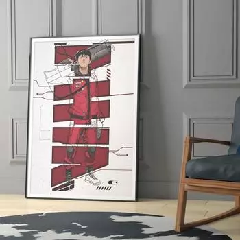 Японское аниме Акира игровой постер 80 s постер холст с принтом настенное искусство гостиная ретро украшение искусство 21cm30cm NoFrame