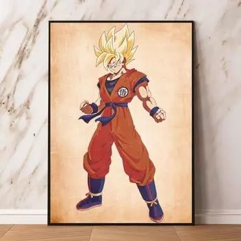 Японское аниме, Картина маслом, Бусины в виде дракона, Детские фигурки Хай Хан, Печать высокого разрешения, Художественные принты, Рождественские подарки, Модерн 21cm30cm NoFrame