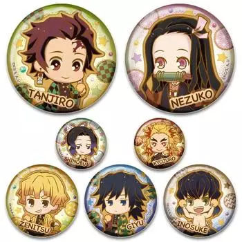 Японское аниме Манга Demon Slayer эмалированные булавки значок мультфильм косплей брошь рюкзак сумка художественное украшение ювелирные аксессуары подарки