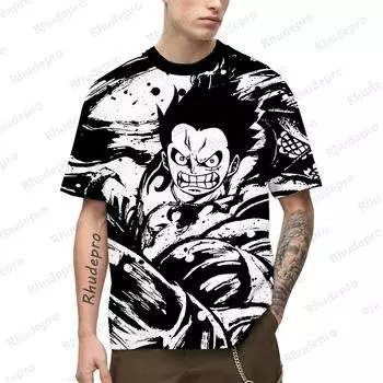 Японское аниме Monkey D. Luffy One Piece Roronoa Zoro 3D Печать Косплей Футболка Женские и детские Уличные Футболки Большой Топ S
