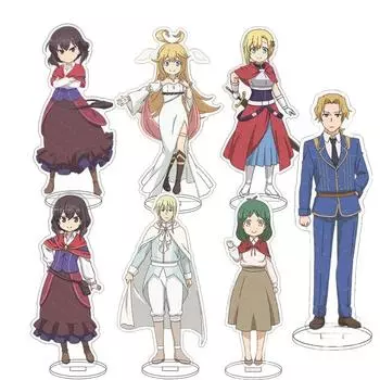 Японское аниме, полагающееся на зелья, чтобы выжить, подставка, двухсторонняя акриловая фигурка, стоячая модель для косплея, тарелка, декор для стола, подарок для фанатов 1