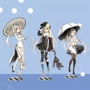 Японское аниме Yosuga No Sora, подставка для косплея, модель тарелки, модная акриловая фигурка Kasugano Sora, стоящая настольная декорация, игрушки 1
