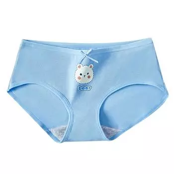 Японское хлопковое нижнее белье, женские треугольные брюки с принтом, бесшовное дышащее нижнее белье, модное женское нижнее белье M