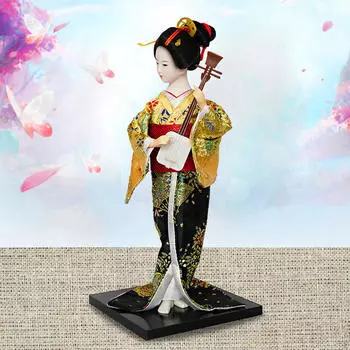 Японское кимоно, кукла гейши, коллекционная фигурка, статуэтка, подарок, скульптура, азиатская статуя Кабуки