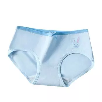 Японское нижнее белье с принтом, женские хлопковые эластичные треугольные брюки, бесшовное нижнее белье, милое модное нижнее белье M