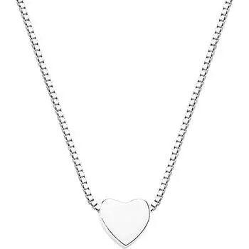 Японское ожерелье-сердечко с любовью, шейная цепочка, женское простое литературное ожерелье-ключица, женские школьные аксессуары для подарка на день рождения