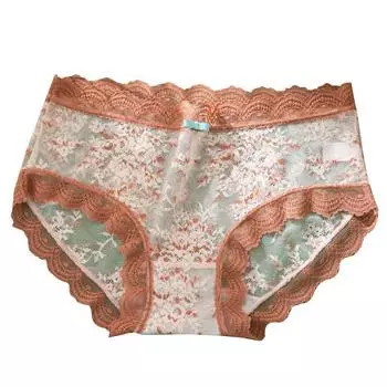 Японское сексуальное кружевное нижнее белье, женское нижнее белье, сетчатые дышащие треугольные брюки M