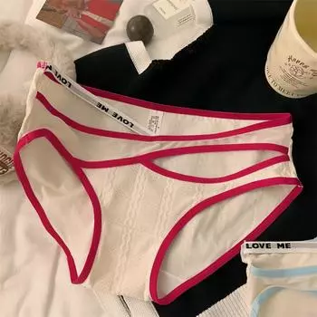 Японское сексуальное нижнее белье для женщин, трусы, облегающие, со средней талией, удобные, дышащие, бесшовные трусы, женские трусики M