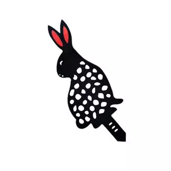 Ярд Арт Стейк Акриловый Газон Полый Водонепроницаемый Сад Кролик Стейк УкрашенияНовинка d park