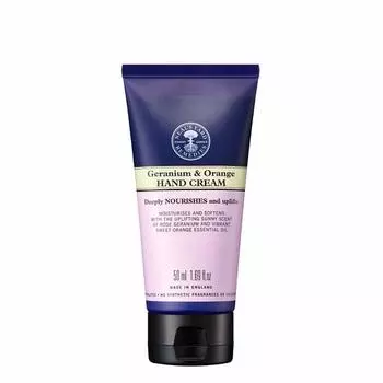 YARD REMEDIES Крем для рук с ароматом герани и апельсина, свежий цветочный 50 мл NEAL S & (х 1)