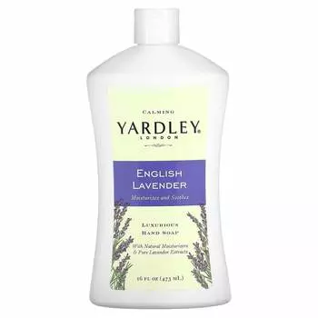 Yardley London, роскошное мыло для рук, английская лаванда, 16 жидких унций (473 мл)