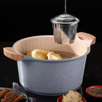 Yardwe нержавеющая сталь цепочка крышка шарик специи приправа чай фильтры ситечко для горячего горшка