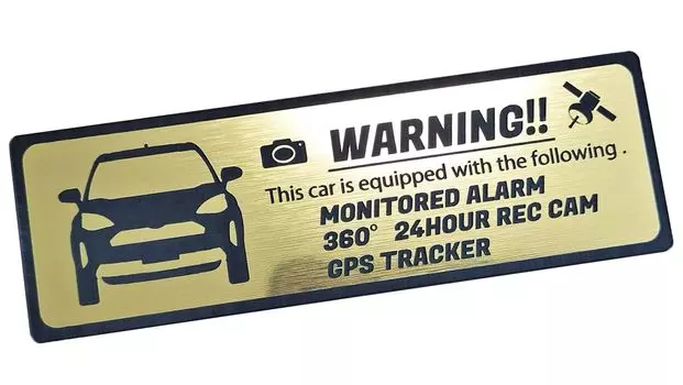 Yaris Cross Toyota Security Sticker Car Security Luxury Car VIP 24-часовой мониторинг GPS-трекер Anti-Theft (Золото)