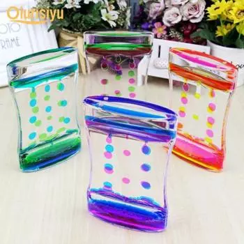 Яркая цветная игрушка для снятия стресса с жидким движением