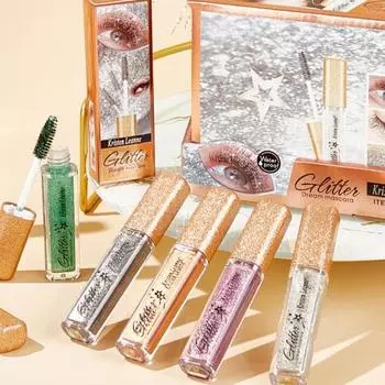 Яркая цветная тушь для ресниц, не тестируемая на животных, нежная, долго держится на коже, очаровательные объемные ресницы, веганские глаза зелёный