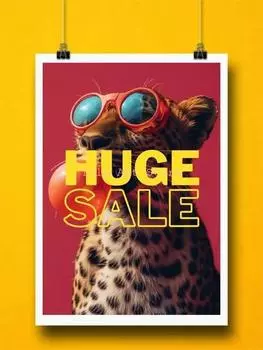 Яркая Мода Животных Пузырь Тигр Пьет Кофе Холст Принты для Гостиной или Декора Кафе Постеры и Принты 21cm30cm NoFrame