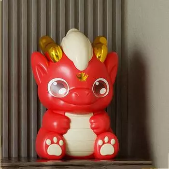 Яркая новогодняя копилка Дракона Коготь Дизайн Дракон Экономия Игрушка Портативный Дракон Копилка Подарок