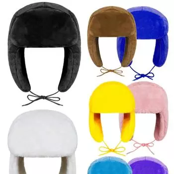 Яркая осенне-зимняя однотонная шляпа Lei Feng теплых тонов для мужчин и женщин OneSize белый