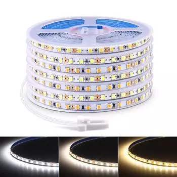 Яркая светодиодная лента для шкафа, 12 В, 2835, двухслойная медь, 5 мм, лента для печатной платы, провод DuPont, кабельный порт, лампа для полок шкафа «сделай сам», лампа 1m