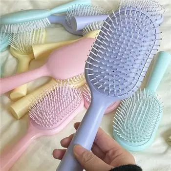 Яркие цвета, расчески на воздушной подушке, массажная парикмахерская расческа, щетка для волос, профессиональная салонная парикмахерская расческа, щетки для распутывания волос 20.5*8.5cm