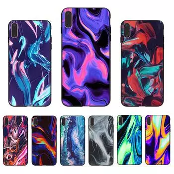 Яркие цвета Жесткий чехол для телефона iPhone 12 Mini 11 13 Pro XS Max Mobile Unique Shell X XR 6S 7 8 Plus SE 2020 5S Cover Funda iPhone 5