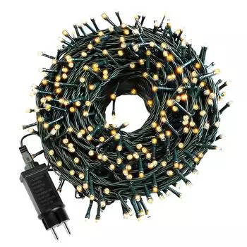 Яркие мерцающие светодиодные гирлянды со звездами, водонепроницаемые, 220 В 110 В, для сада, свадьбы, рождества, уличного патио, гирлянды, украшения 10M 100LEDs&US PLUG белый